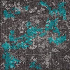 Ковровая плитка Neuflor Slate Galaxy Turquoise 03608A02 Серо-бирюзовый