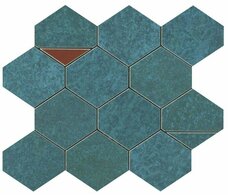 Atlas Concorde керамическая мозаика Blaze Verdigris Mosaico Nest (9BNV)