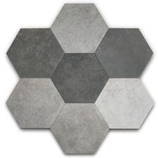 Керамогранит 	Argenta Atlas 	Hexagon Multi Cold              	25х22