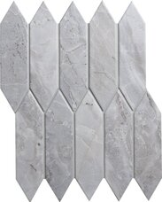 Мозаика керамогранитная Bonaparte Level light (4,8х19,5) 25,5х31,3