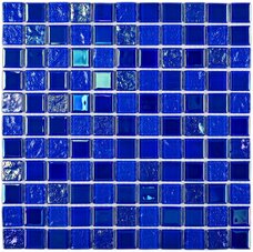 Мозаика Bonaparte Bondi dark blue-25 glass (2,5х2,5) 30х30
