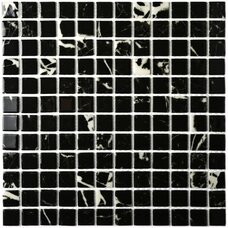 Мозаика Bonaparte Mia black (glossy) (2,3x2,3) 30х30
