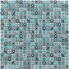 Мозаика Bonaparte Xindi Blue (1,5x1,5) 30х30