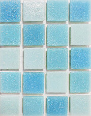 Стеклянная мозаика Irida Mosaic Breeze Skyblue New 32,7х32,7 Стеклянная мозаика Irida Mosaic Breeze Skyblue New 32,7х32,7