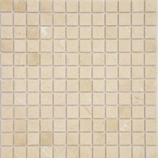 Мозаика Marble Mosaic Crema Marfil Pol (чип 2,3x2,3) 4 mm 30x30