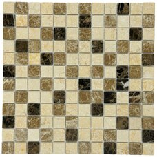 Мозаика Marble Mosaic Mix Stone 1 Pol (чип 2,3x2,3) 4 mm 30x30