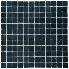 Мозаика Marble Mosaic Nero Marquina Mat (чип 2,3x2,3) 4 mm 30x30