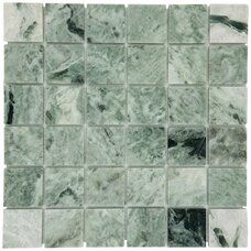 Мозаика Marble Mosaic Cloud Emerald Pol (чип 4,8x4,8) 7 mm 30,5x30,5