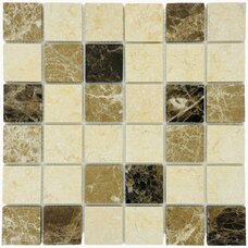 Мозаика Marble Mosaic Mix Stone 1 Pol (чип 4,8x4,8) 7 mm 30,5x30,5