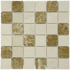 Мозаика Marble Mosaic Mix Stone 6 Mat (чип 4,8x4,8) 7 mm 30,5x30,5