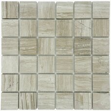 Мозаика Marble Mosaic Wood Grain Pol (чип 4,8x4,8) 7 mm 30,5x30,5