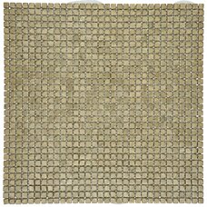 Мозаика Marble Mosaic Aluminium Cubic Gold (чип 0,8x0,8) 3 mm 30,2x30,2