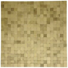Мозаика Marble Mosaic Seamless Aluminium Gold (чип 1,5x1,5) 4 mm 30,5x30,5