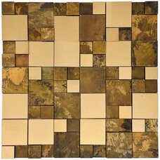 Мозаика Marble Mosaic Brass Metal Bronze 3D (чип 50x50 / 25x25) 30,5x30,5 Мозаика Marble Mosaic Brass Metal Bronze 3D (чип 50x50 / 25x25) 30,5x30,5