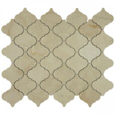Мозаика Marble Mosaic Arabesco Royal Botticino Pol (чип 6,8x6,8) 6 mm 27,8x32,5