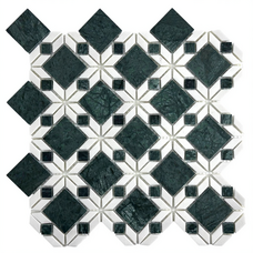 Мозаика Marble Mosaic Carpet Nefertiti Pol 7 mm 32,4x32,4