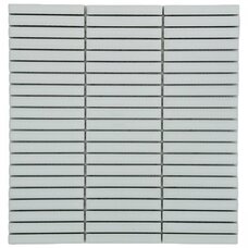 Мозаика Marble Mosaic Ceramic Mosaic Kit-Kat Snow Pol (чип 1,2x9,2) 8 mm 28,2x29,4