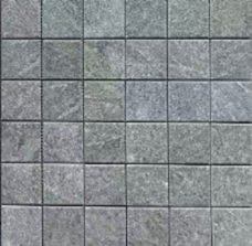 Мозаика Marble Mosaic Ceramic Mosaic Antislip Anthracite Mat (чип 4,8x4,8) 6 mm 30,6x30,6