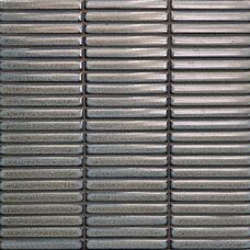 Мозаика Marble Mosaic Ceramic Mosaic Kit-Kat Smoke Pol (чип 1,2x9,2) 8 mm 28,2x29,4