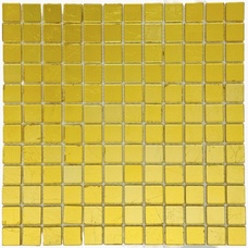 Мозаика Marble Mosaic Glass Mosaic Arabia Gold (чип 2,3x2,3) 4 mm 30x30