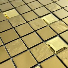 Мозаика Marble Mosaic Glass Mosaic Cosmopolitan (чип 3,2x3,2) 5 mm 30x30