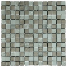Мозаика Marble Mosaic Glass Mosaic Crystal Mix Silver (чип 2x2) 6 mm 30x30