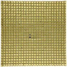 Мозаика Marble Mosaic Glass Mosaic Crystal Super Gold (чип 1x1) 4 mm 30x30