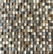 Мозаика Marble Mosaic Glass Mosaic Eclipse (чип 1,5x1,5) 8 mm 30x30