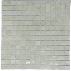 Мозаика Marble Mosaic Shell Convex White Shell (чип 2x2) 2 mm 30,5x30,5