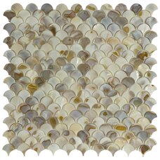 Мозаика Marble Mosaic Shell Painted Shell Scales (чип 2,5x2,5) 2 mm 30,5x30,5