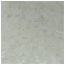 Мозаика Marble Mosaic Shell Seamless White Shell (чип 2x2) 2 mm 30x30