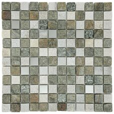 Мозаика Marble Mosaic Mix Quartz Stone (чип 2,3x2,3) 8 mm 30x30