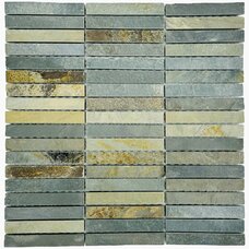 Мозаика Marble Mosaic Slate Ginger (15x98) 8 mm 30x30