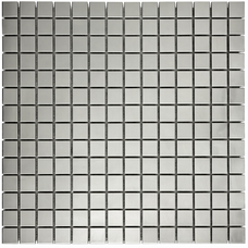 Мозаика Marble Mosaic Stainless Steel Mirror Stainless (чип 2x2) 8 mm 30,5x30,5
