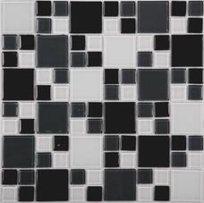 Мозаика NSmosaic Crystal JF-202 стекло (2,3х2,3; 4,8х4,8) 30х30