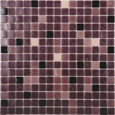 Мозаика напольная NSmosaic Econom COV05-1стекло (сетка) сиреневый пол (2х2) 32,7х32,7 