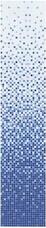 Мозаика растяжка NSmosaic Econom COV09 стекло (сетка) голубой фон от 1-9 (2х2) 32,7х32,7 