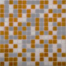 Мозаика NSmosaic Econom MIX13 стекло серо-розовый (бумага) (2х2) 32,7х32,7