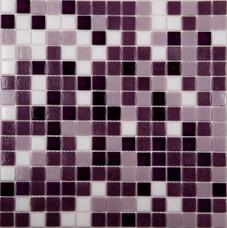 Мозаика NSmosaic Econom MIX16 стекло фиолетовый (бумага) (2х2) 32,7х32,7 