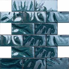 Мозаика NSmosaic Exclusive S-828 стекло (4,8х9,8) 24,8х29,8 