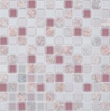 Мозаика NSmosaic Exclusive S-854 стекло камень (2,3х2,3) 29,8х29,8