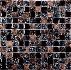 Мозаика NSmosaic Exclusive No-191A стекло камень (2,3х2,3) 29,8х29,8 
