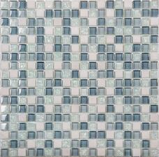 Мозаика NSmosaic Exclusive No-230 стекло камень (1,5х1,5) 30,5х30,5 