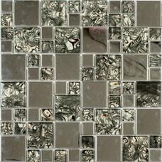 Мозаика NSmosaic Metal MS-611 металл стекло (1,5х4,8) 30х30 