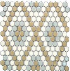 Мозаика NSmosaic Porcelain PS2326-42 керамика глянцевая (2,3х2,6) 30,6х35