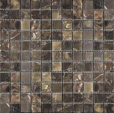 7M052-25P  Мозаика мраморная Natural Adriatica полированная (7мм) (чип 2,5х2,5) 30,5х30,5