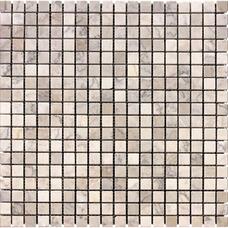 7M058-15P  Мозаика мраморная Natural Adriatica полированная (7мм) (чип 1,5x1,5) 30,5х30,5