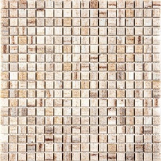 4M020-15P Мозаика мраморная Natural I-Тilе Golden Sand полированная (4мм) (чип 1,5x1,5) 29,8х29,8