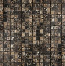 4M022-15P Мозаика мраморная Natural I-Тilе полированная (4мм) (чип 1,5x1,5) 29,8х29,8