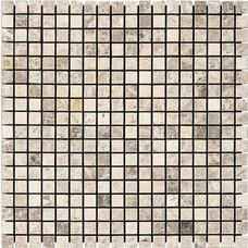 4M036-15P Мозаика мраморная Natural I-Тilе полированная (4мм) (чип 1,5x1,5) 29,8х29,8
